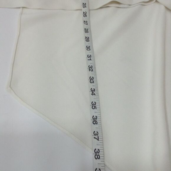 Narciso Rodriquez One Shoulder Asymmetrical Hem Satin Cape Blouse Size 8 - Picture 7 of 9